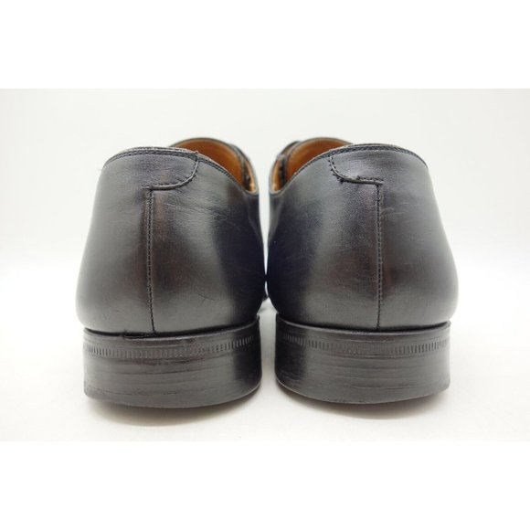 Magnanni Neiman Marcus Black Leather Lace Up Dress Oxfords Shoes Men\'s 8 M